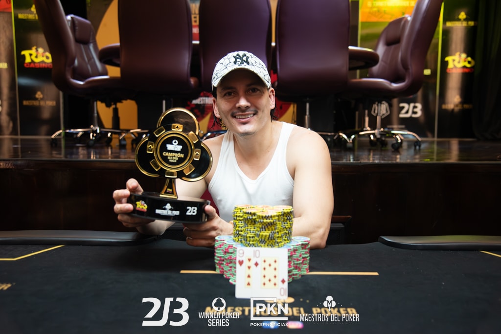 Correa selló el primer título entre los Maestros del Poker, gracias a su victoria en el NLH Open