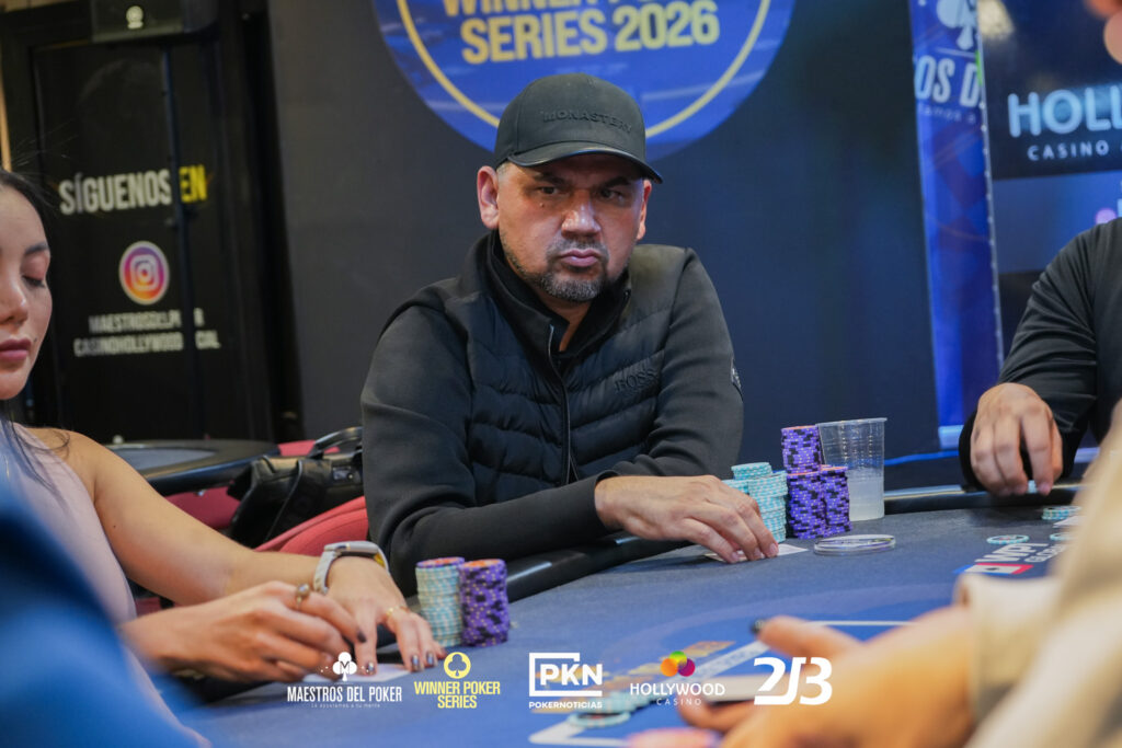 Rubén Suárez toma el liderato del Main Event de las WPS Bogotá con 28 jugadores en carrera