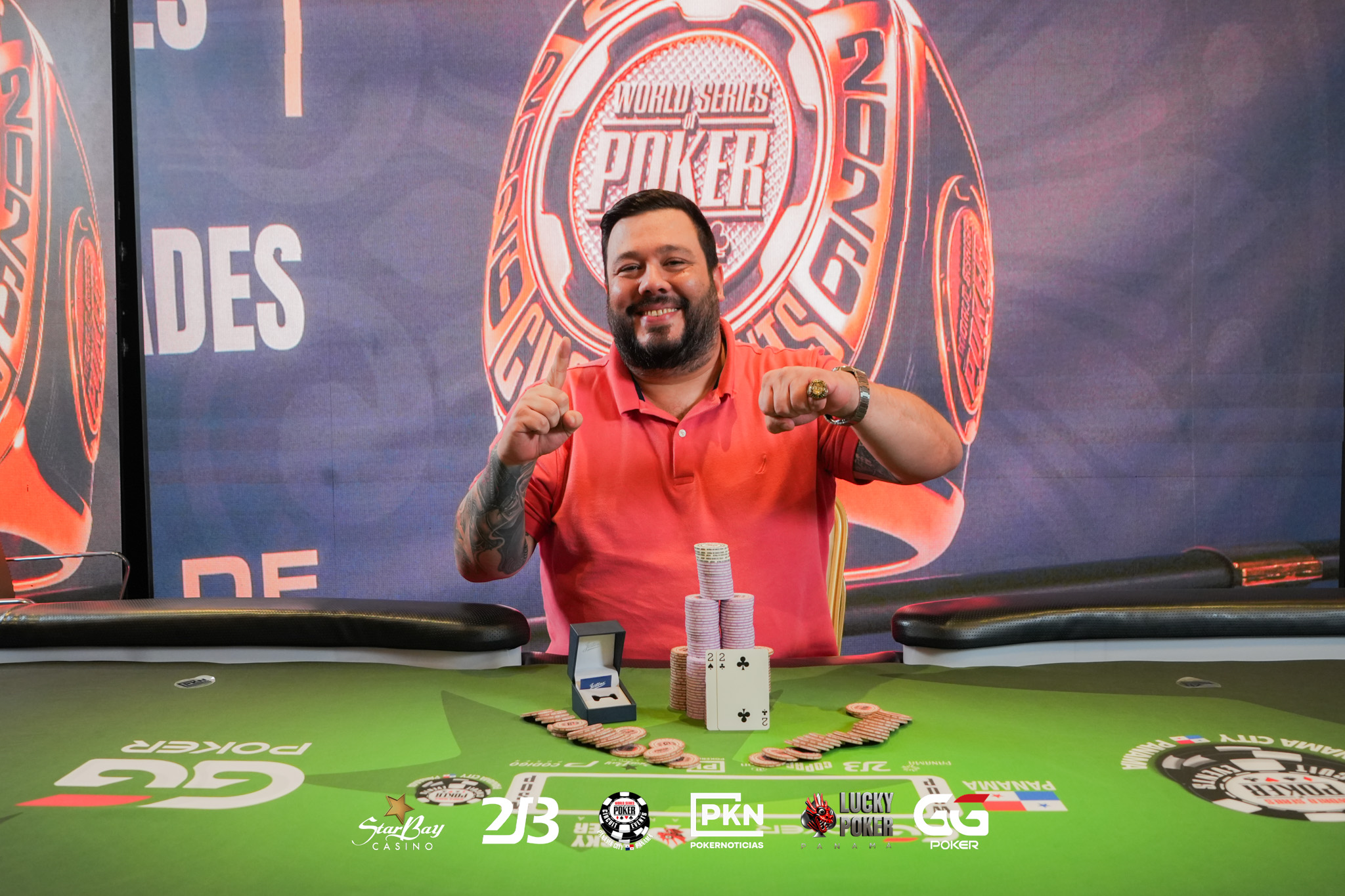 Mario Del Valle hace historia: primer anillo para Guatemala en la WSOPC Panamá