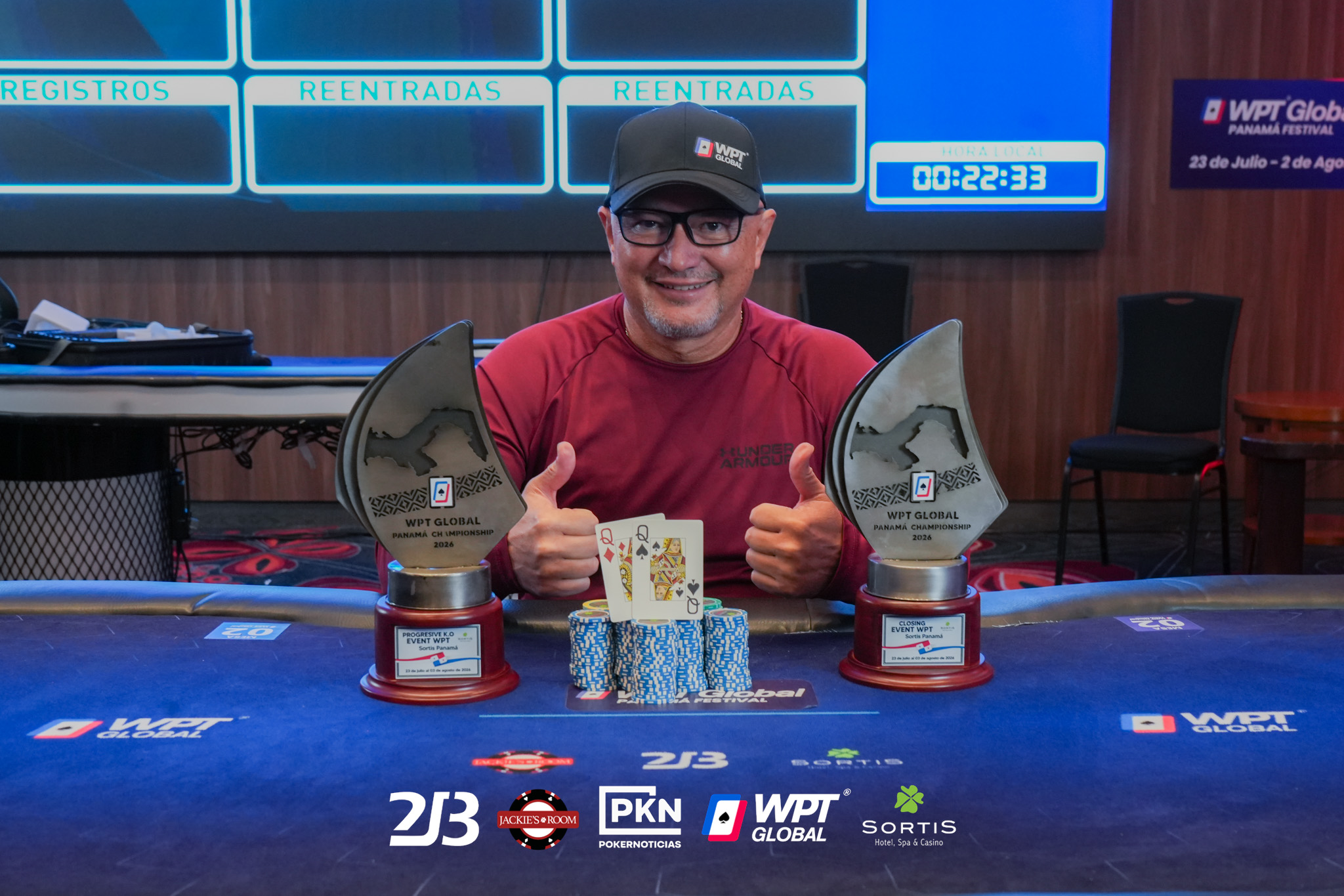 Luis Ureña cerró el WPT Global Festival Panamá con su segundo título