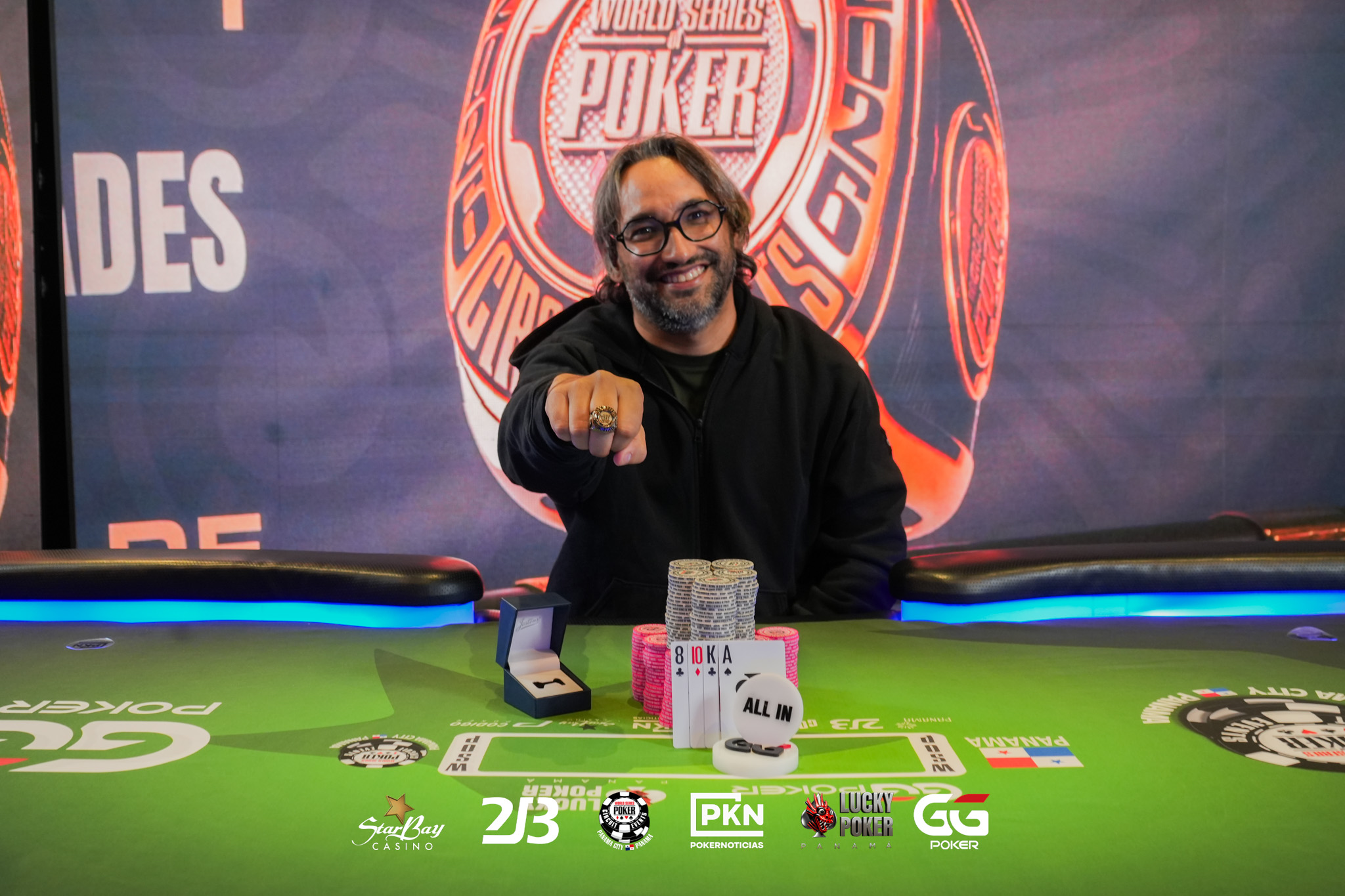 Federico Quevedo reina a cuatro cartas en la WSOPC Panamá