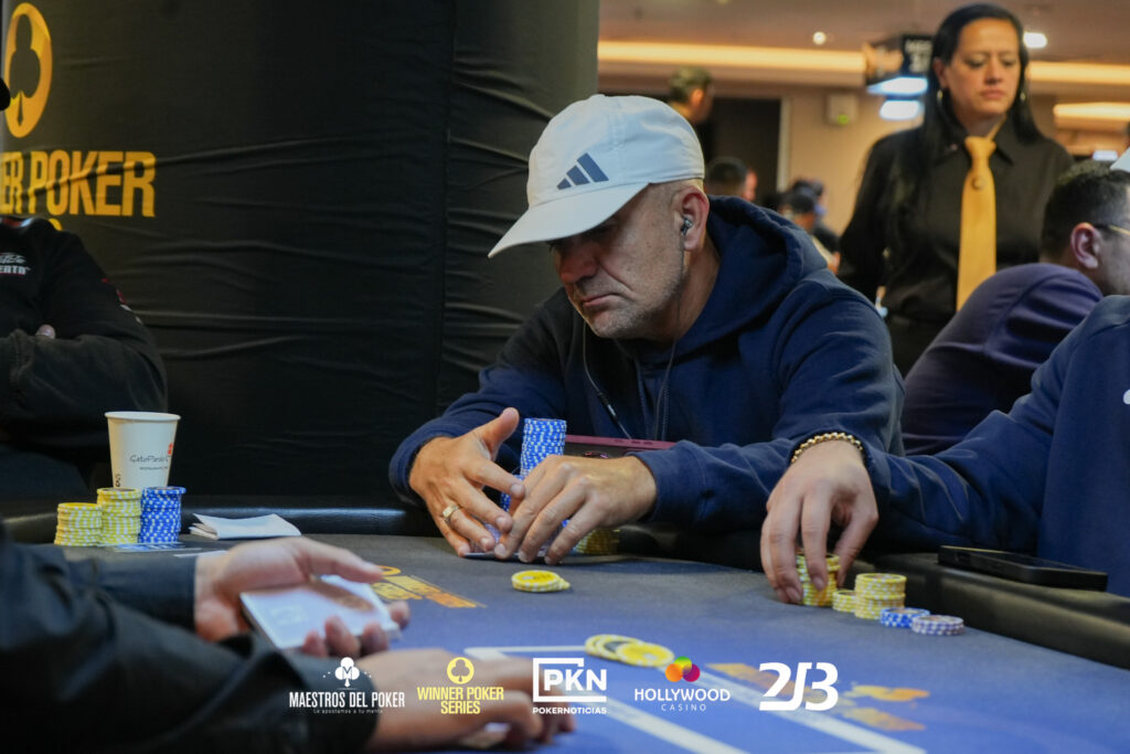 Carlos Gutiérrez lidera el High Roller Día 1B de las WPS