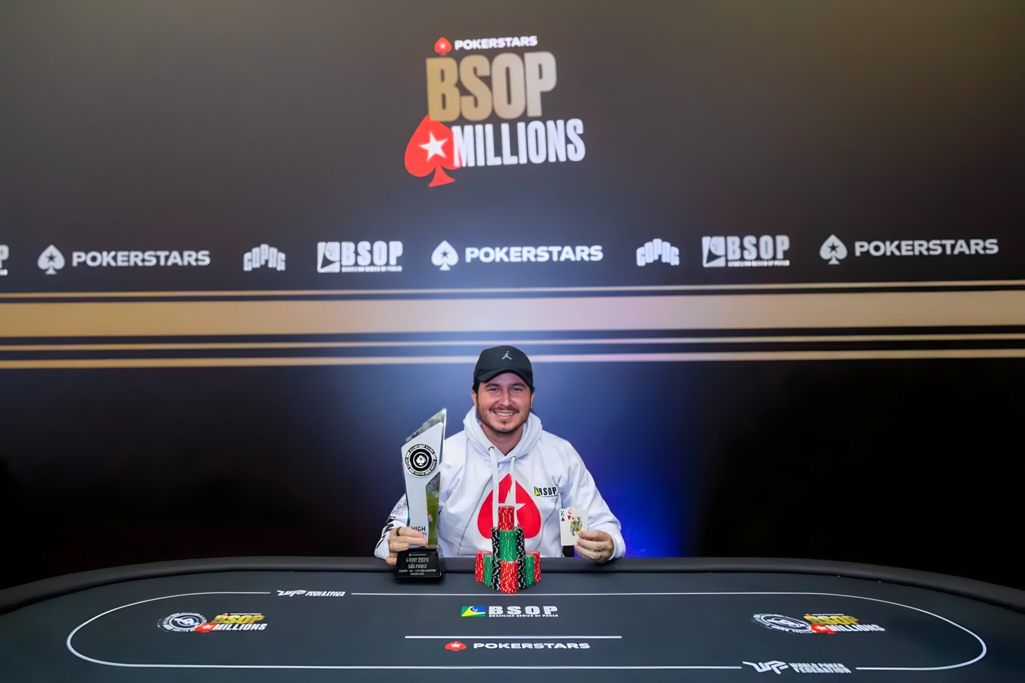 Ramos confirmó su buen momento entre los sharks brasileños con un trofeo de alto costo en las BSOP Millions