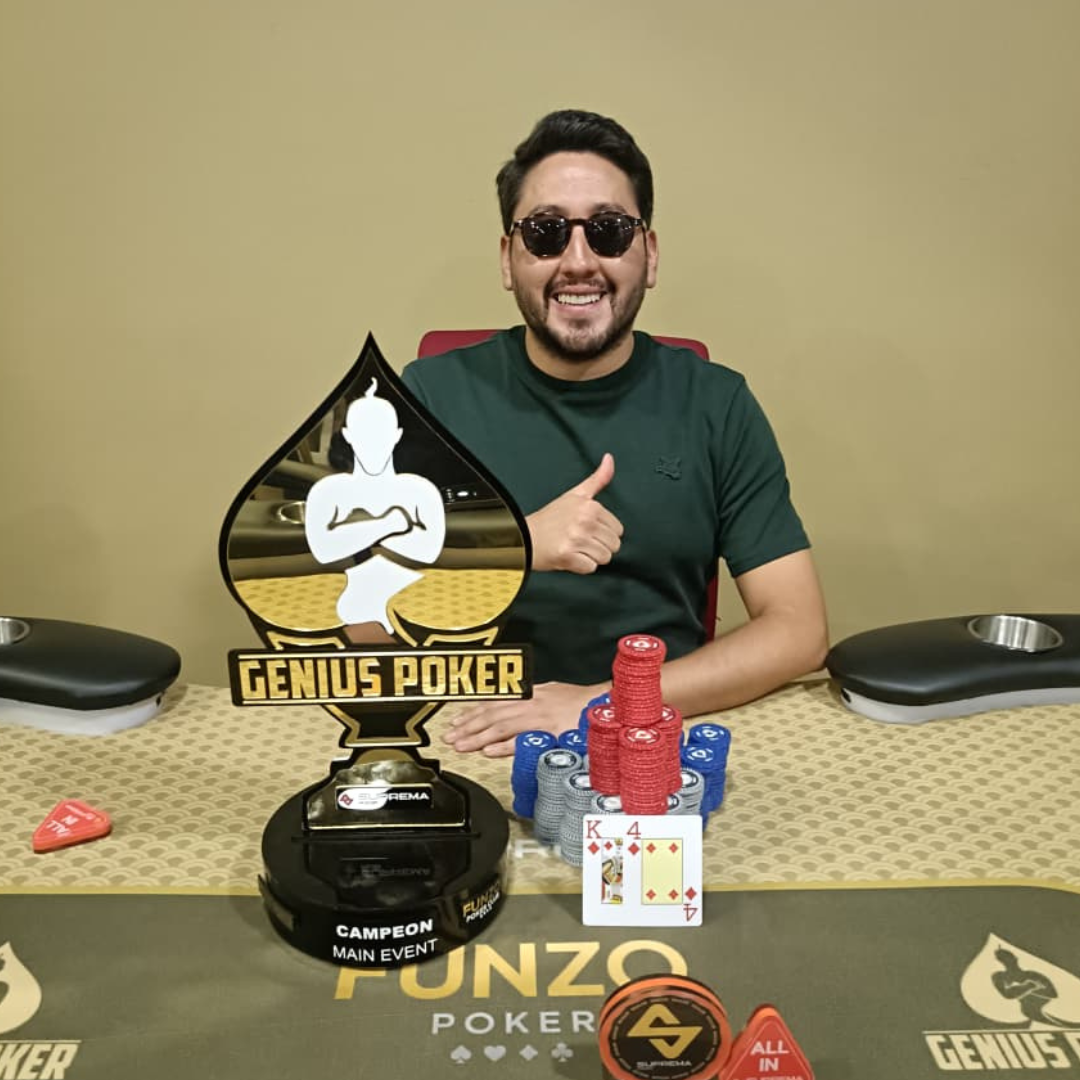 Luis Ortega gana el Main Event y Genius Poker cierra con COP$225,8 millones en premios