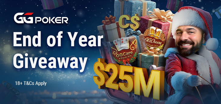 GGPoker sube la apuesta con un sorteo récord de 25 millones de dólares al final del año