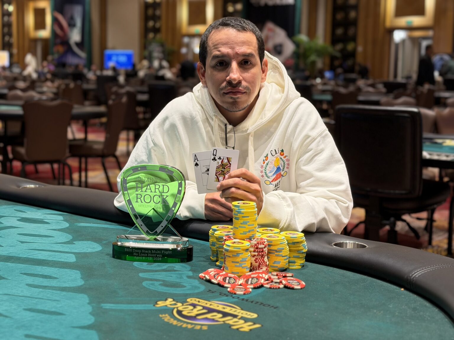 Sebastián Toro Henao ganó el Evento 1 del Seminole Hard Rock Poker Showdown 2026