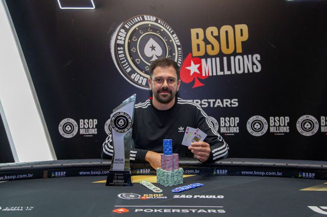 Serrano saldrá al frente de los aspirantes al título del 2-Day High Roller en las BSOP Millions, este domingo