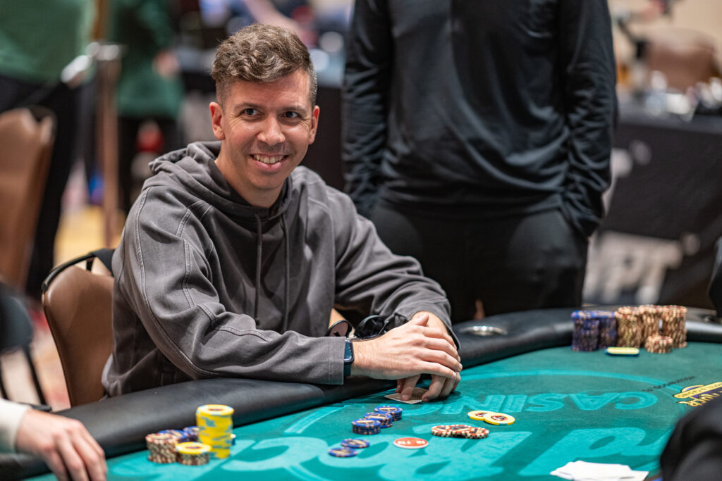 Matthew Beinner tendrá el mejor de 6 stacks en la emocionante final del WPT Seminole Rock n´ Roll Poker Open Championship.