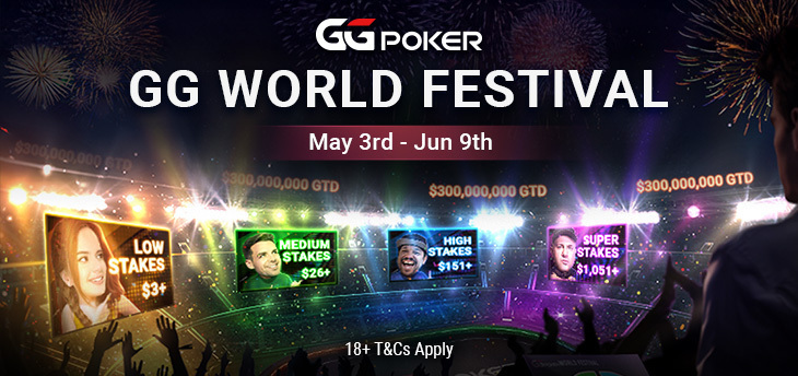 GGPoker anuncia el GG World Festival 2026 con $300 millones en premios garantizados