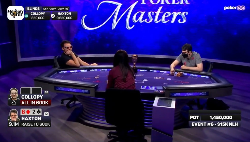 Ike Haxton reclamó la sexta copa en Poker Masters por US2.800.