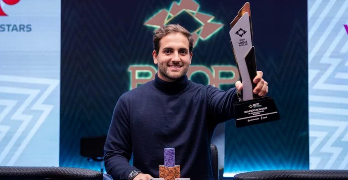 João Simão inaugura la Super High Roller Series del BSOP Millions con triunfo millonario en São Paulo