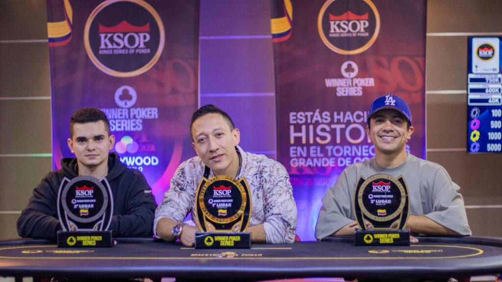 Ocampo levantó el primer trofeo entre los Reyes del Poker en Bogotá, al vencer en el Warm up
