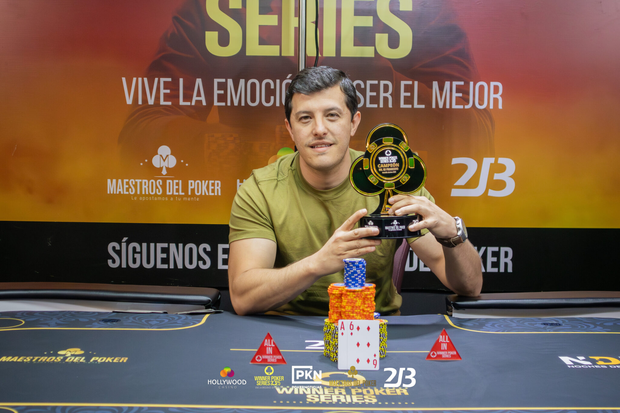 Daniel Osorio conquista el KO Progresivo de las Winner Poker Series 2025