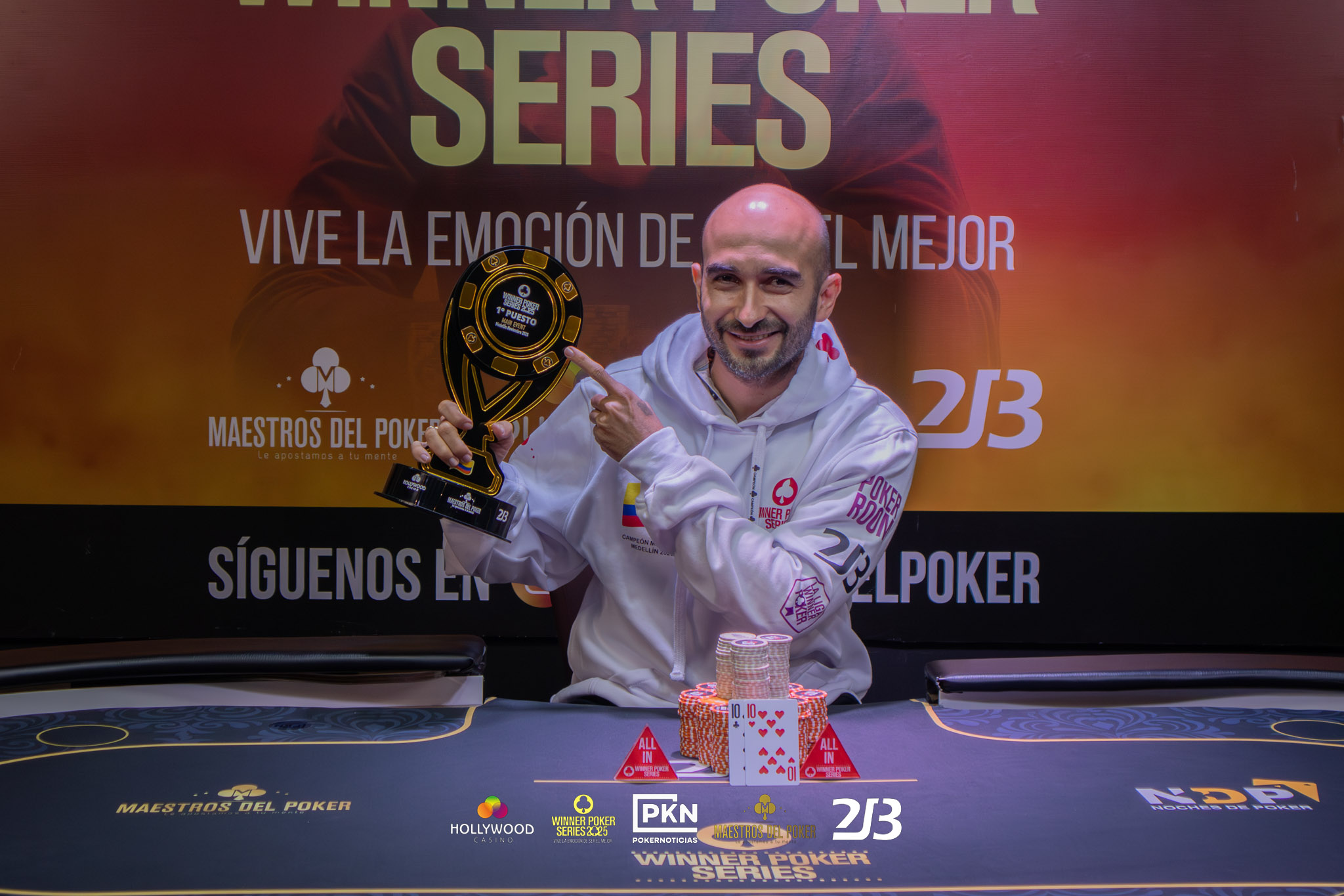 Jonathan Giraldo, campeón del Main Event de las WPS 2025 Medellín