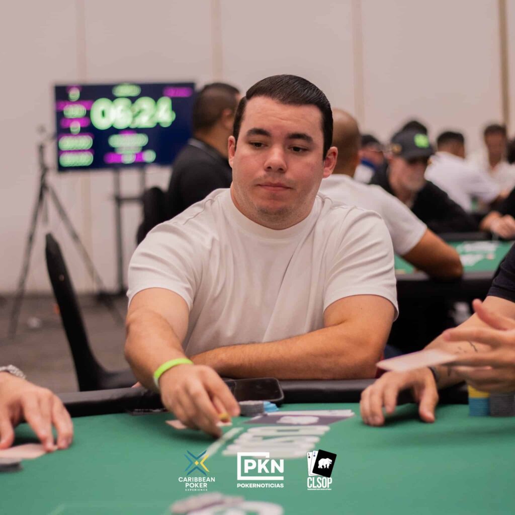 No se dejó presionar – Evento Principal – Caribbean Poker Experience, Día 1B – Festival Caribbean Poker Experience