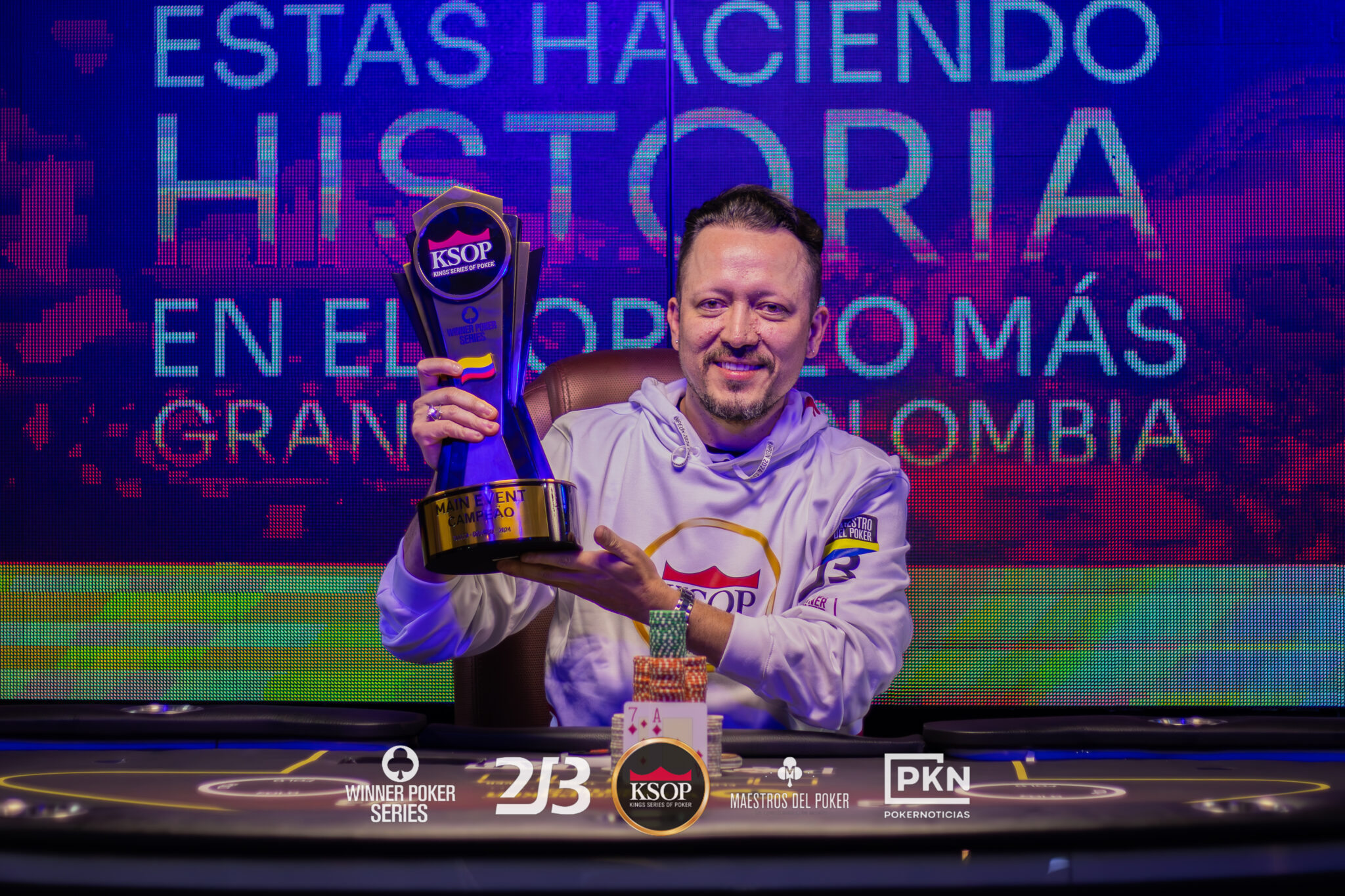 Ramos hizo historia al alcanzar el título central en la primera edición de las KSOP en Colombia