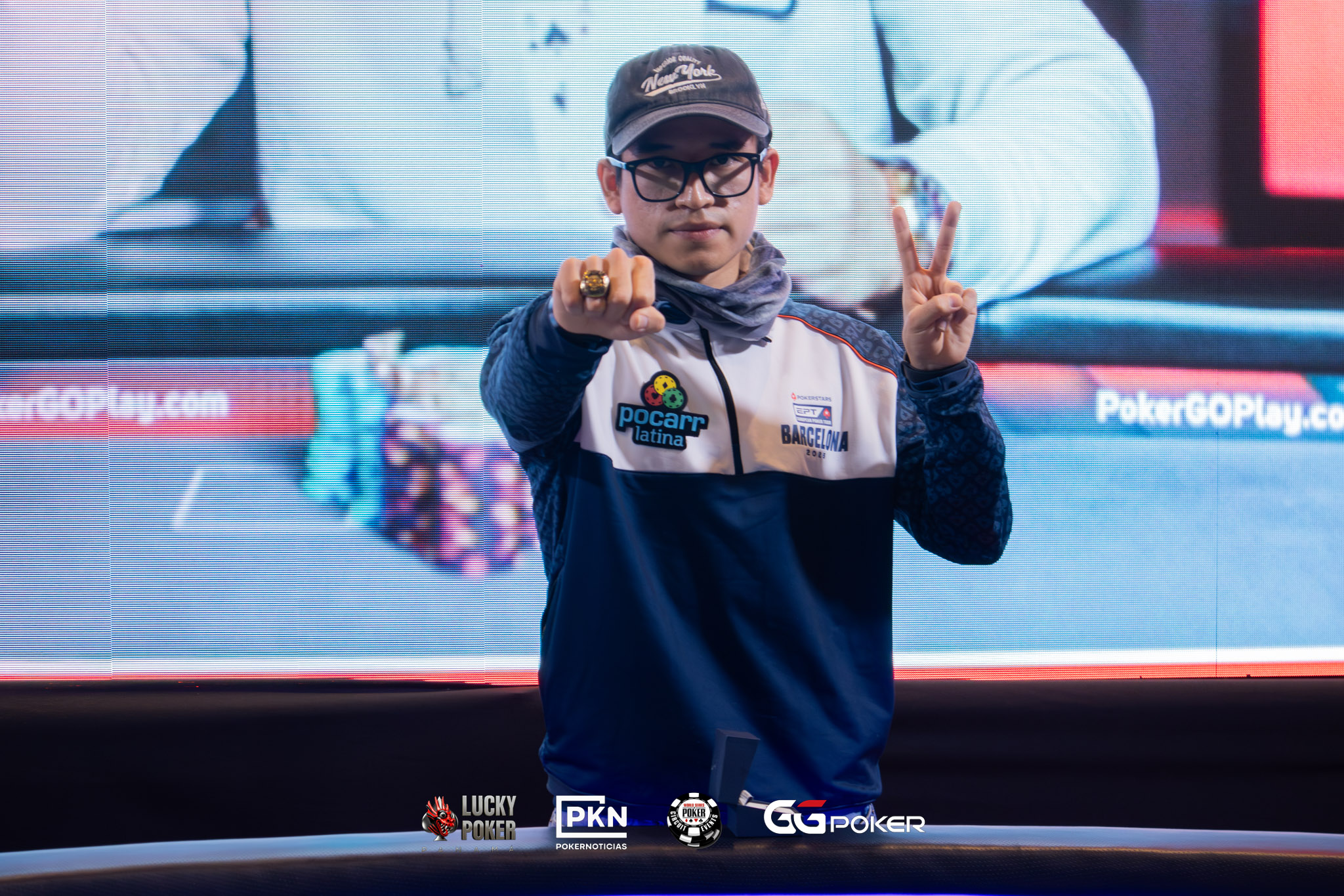 Ronald Fernández suma su segundo anillo en la WSOP Circuit Panamá con triunfo en el Gladiator