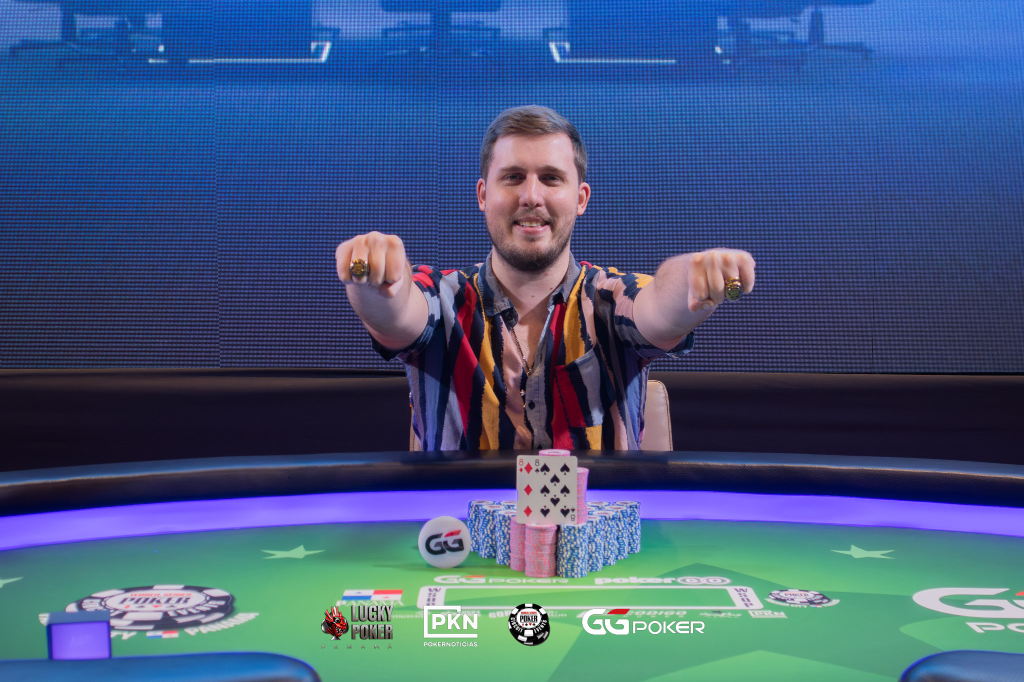 Christian Roberts y Jairo Espinosa se adueñan de los eventos turbo de la WSOP Circuit Panamá