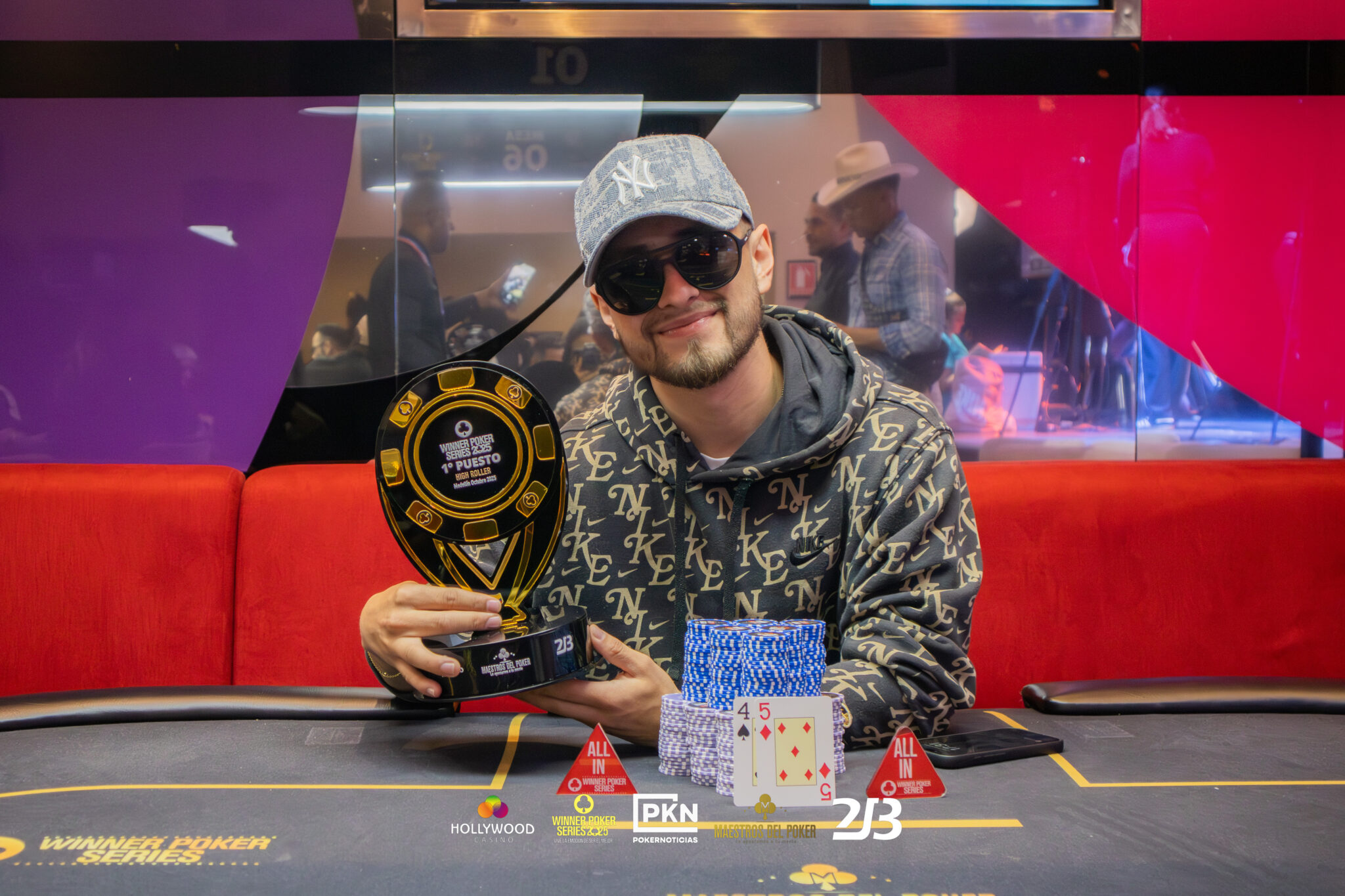 Brian Amazo se consagra campeón del High Roller en la etapa 4 de la Winner Poker Series 2025 – Medellín