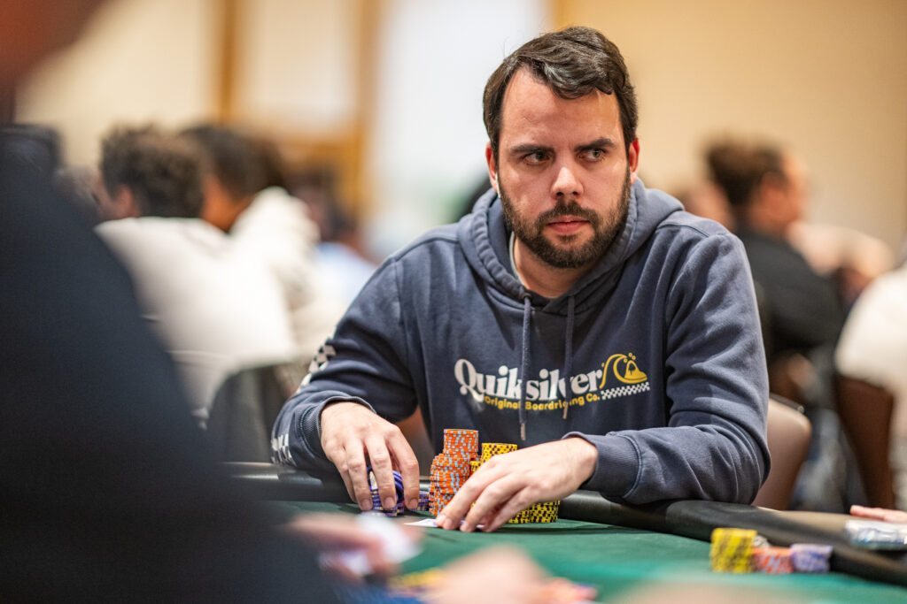 Javier Zarco lideró al 2º grupo de clasificados en el WPT NLH Championship Rock n´ Roll Poker Open