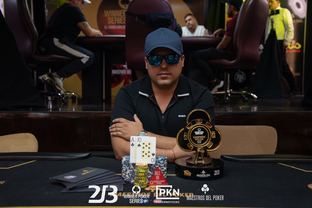 Ordóñez se llevó a Ecuador el trofeo del Mystery Bounty en las Winner Poker Series Medellín