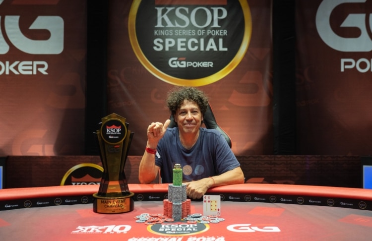 ¡Se lo llevó Belluscio! El argentino se coronó campeón del Main Event en la KSOP Camboriú.