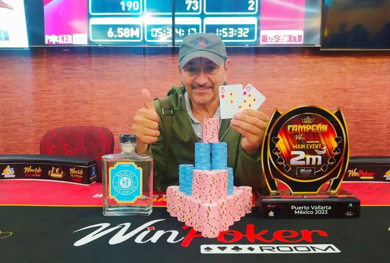 El campeonato del Main Event en Puerto Vallarta quedó en posesión de Julio Guillén.
