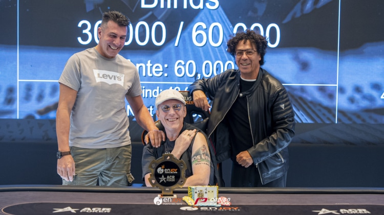 Andrés «Cacho» Korn tomó vuelo para conquistar el Main Event del Enjoy Poker Tour.
