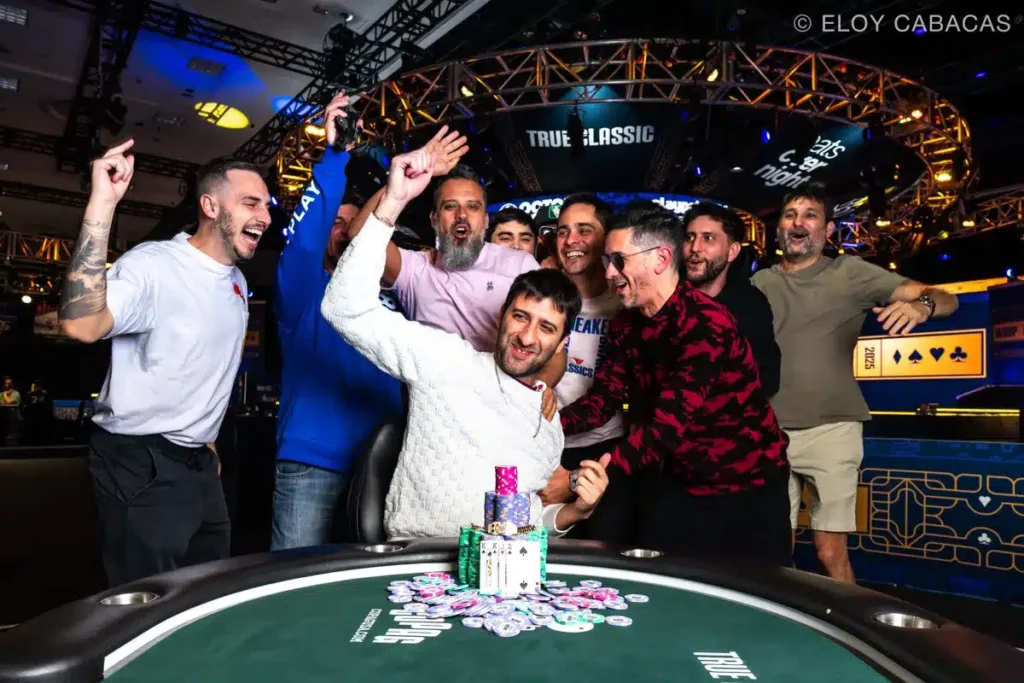 Carlos Leiva ganó su primer brazalete WSOP en modalidad PLO por US7.852