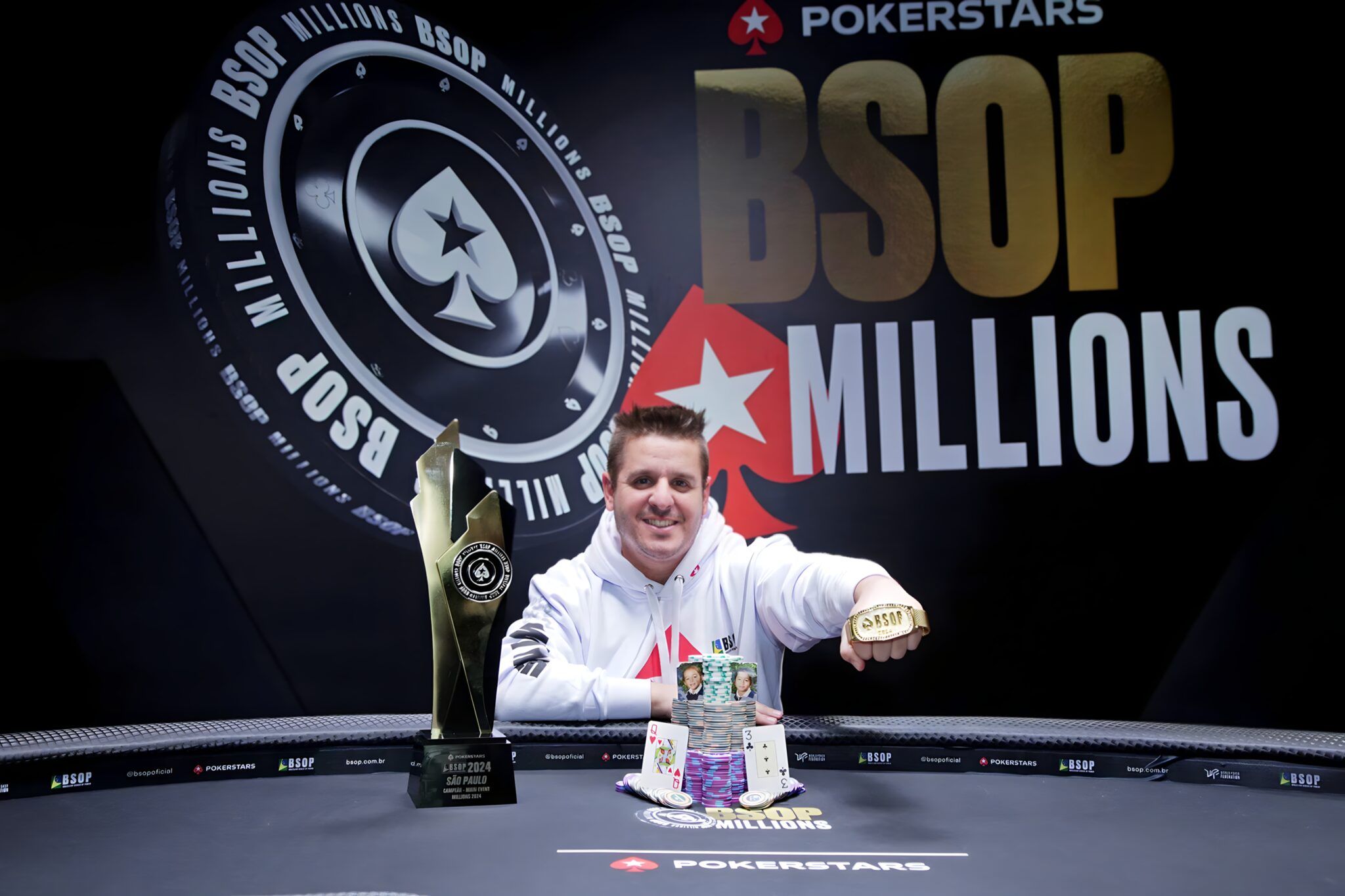 José Lesta se quedó con el título del Main Event en la BSOP Millions: dominó las aguas verdeamarelas para reclamar R$997.200