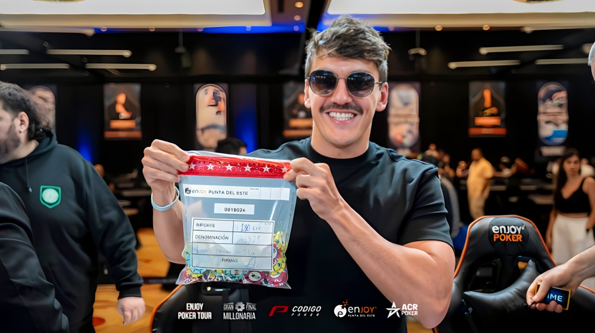 Se conformó la mesa final del Main Event en el Enjoy Poker Tour: ¡el campeón se lleva US3!