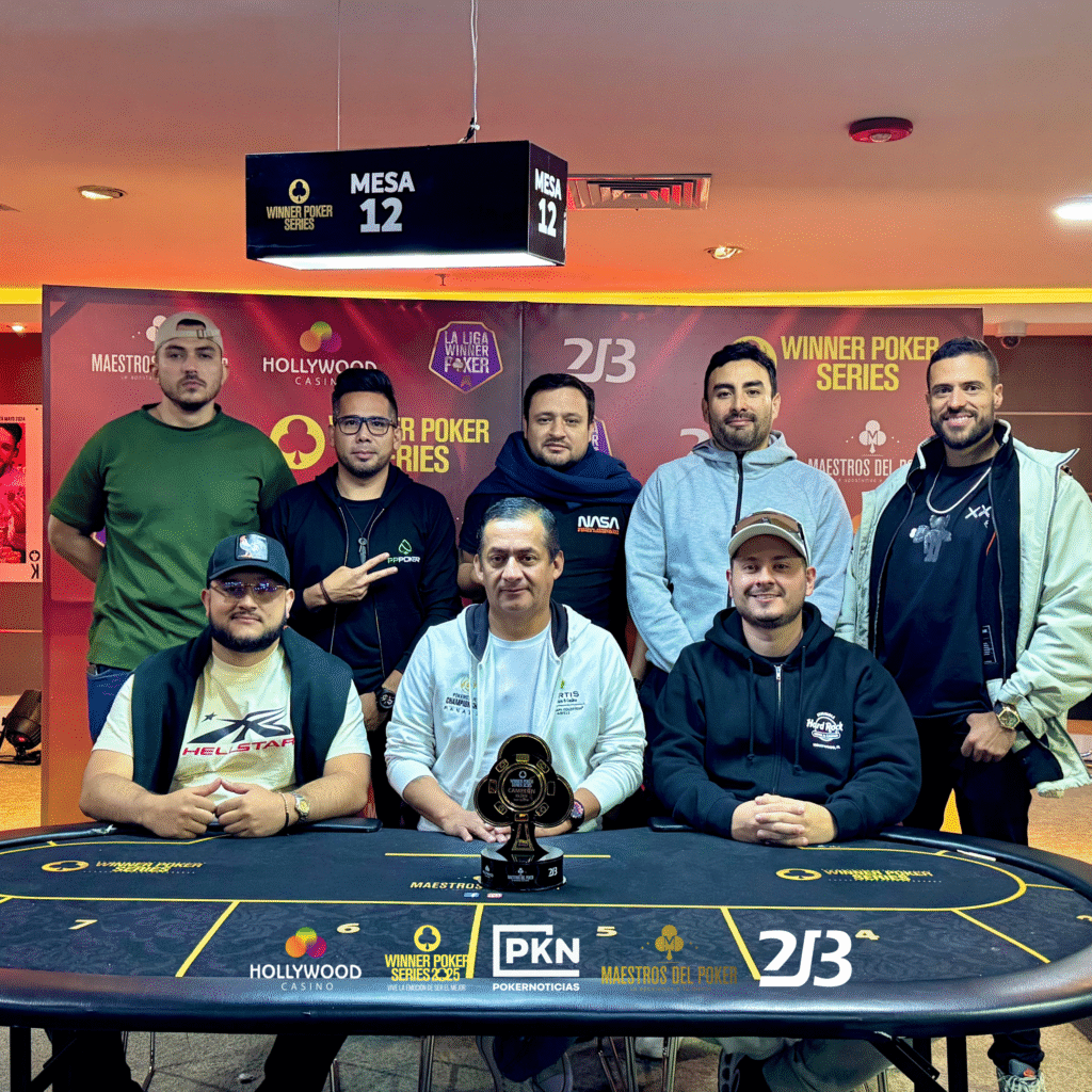 Se define la mesa final del Open en la Winner Poker Series – Open – WPS 2025, Día 2 Open – WPS – Winner Poker Series Bogotá 2025 3 Etapa