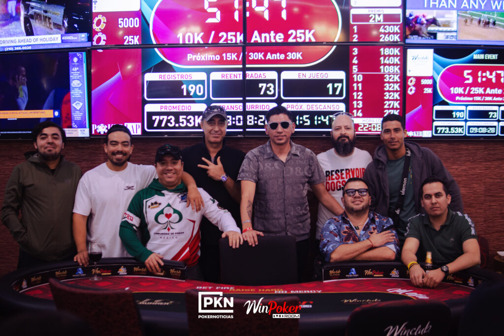 El campeonato del Main Event en Puerto Vallarta quedó en posesión de Julio Guillén.