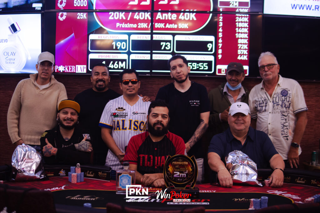 El campeonato del Main Event en Puerto Vallarta quedó en posesión de Julio Guillén.