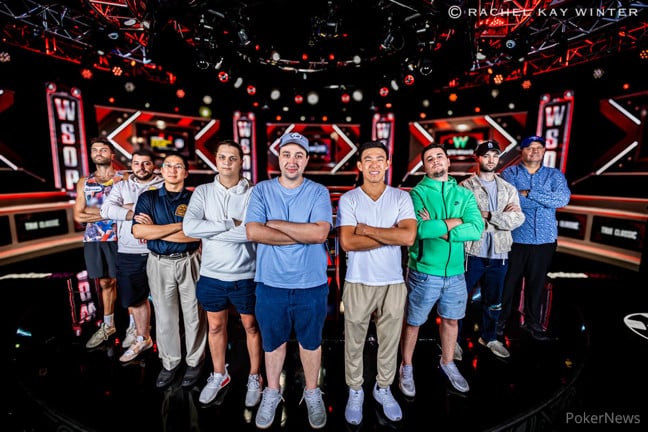 Tras el cierre de la 8ª jornada se conformó la mesa final del Main Event: ellos son los nueve finalistas que ya aseguran US$1.000.000.