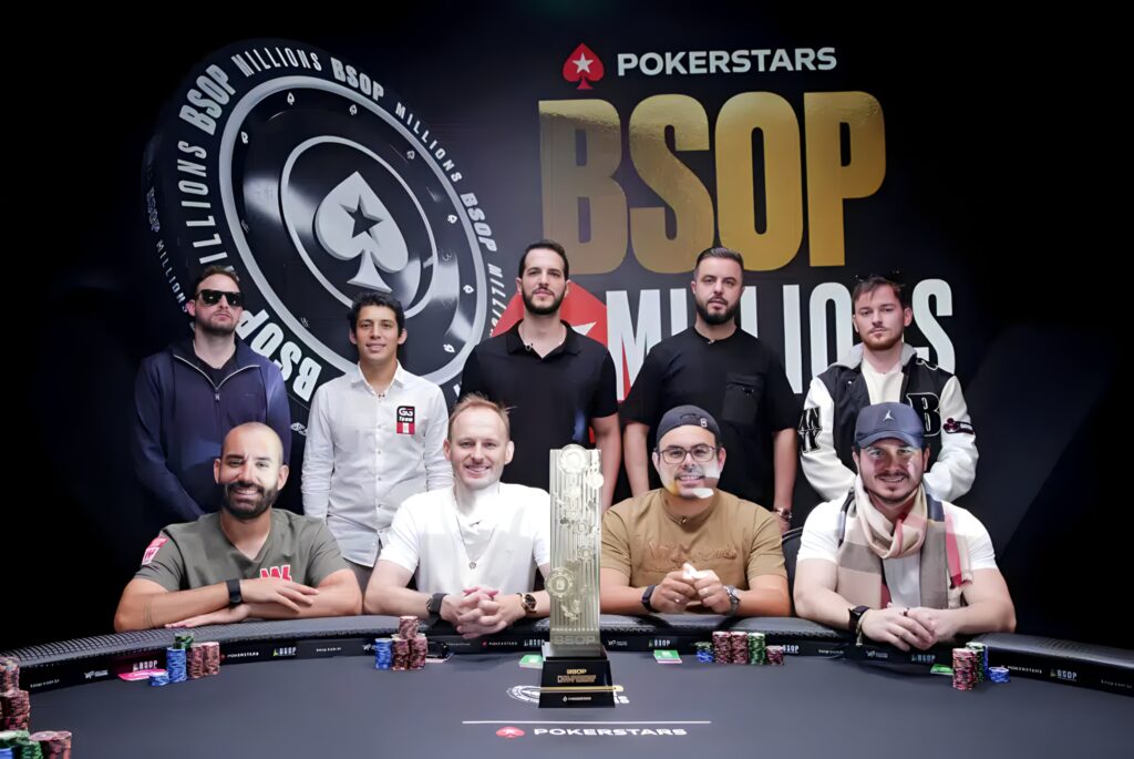 Marcos Kenne hace historiaal ganar el BSOP MillionsChampionship 2024 con unpremio récord de R$ 2,1 Millones (US$ 368.000)