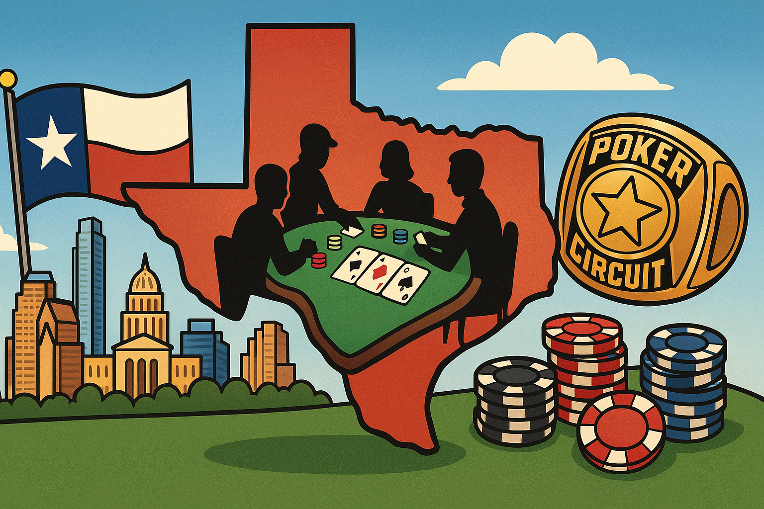 Un gran día para el poker en Texas: el WSOP Circuit anuncia su primera parada en el estado