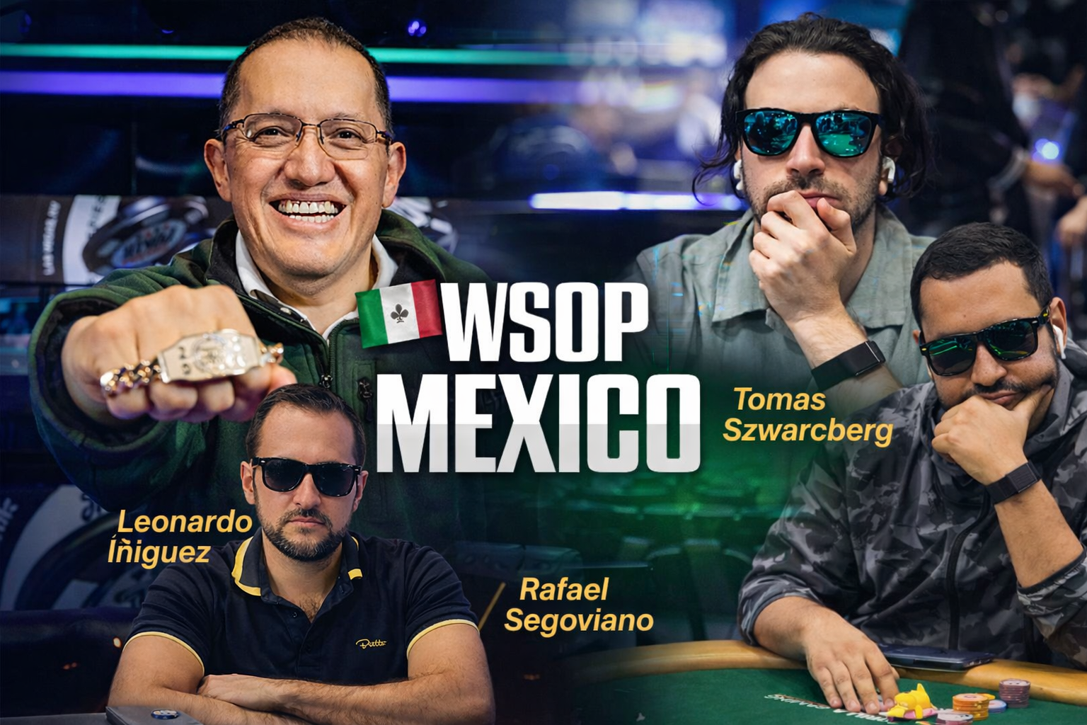 Mexicanos en la WSOP: Ciro González hizo historia con brazalete y Tomas Szwarcberg dejó huella en el Tag Team