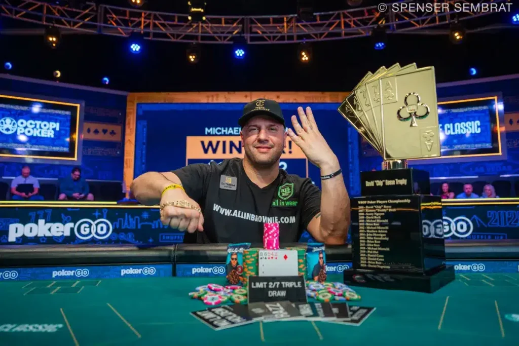 Michael Mizrachi ejerce dominio total en el Poker Players Championship: ya ganó su 4º título
