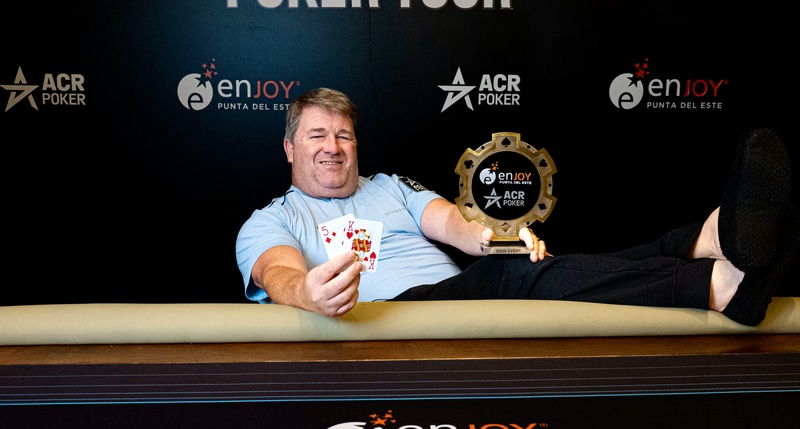 Chris Moneymaker rindió homenaje a su apellido en Uruguay: campeón del Enjoy Poker Tour.