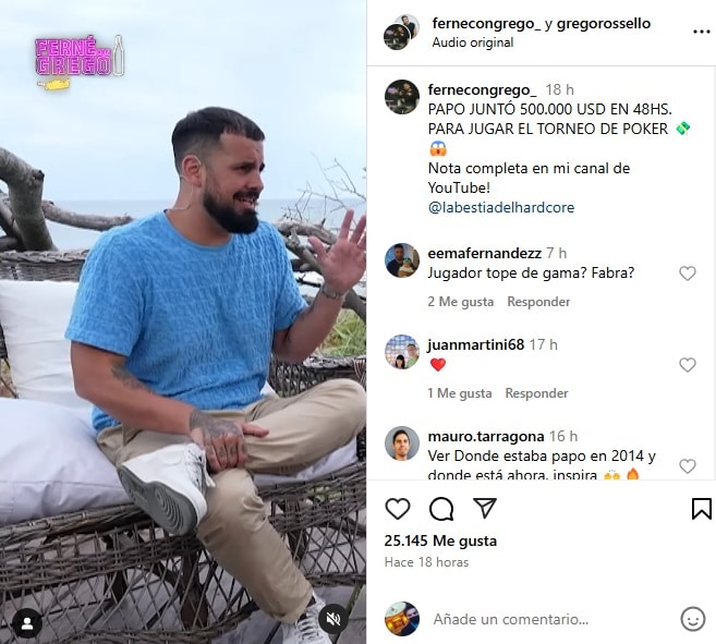 Alejandro Lococo reveló: un solo inversor compró la mayor parte de su participación en el Triton Million