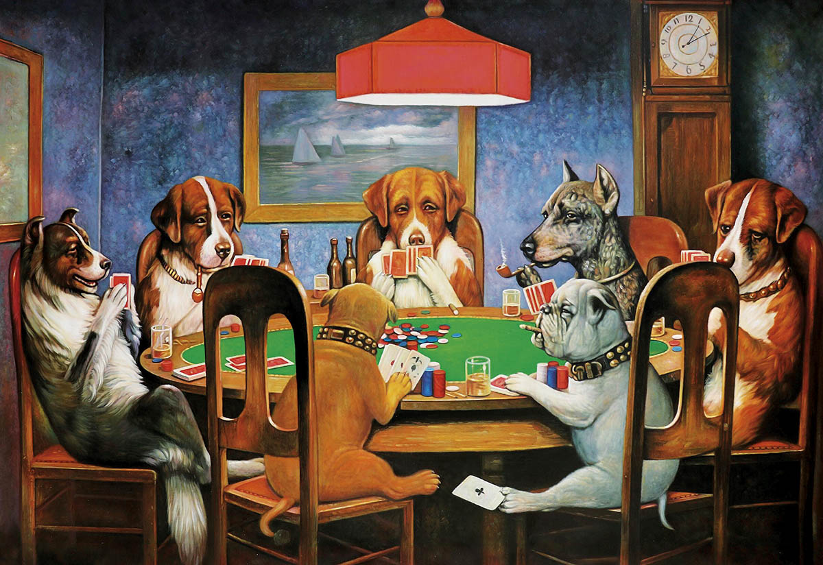Perros, cigarros y poker: la historia del cuadro que se volvió ícono “pop”