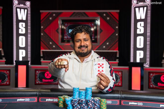 Santhosh Suvarna conquistó el $250.000 Super High Roller de la WSOP: se impuso ante los mejores y obtuvo $5.415.152.