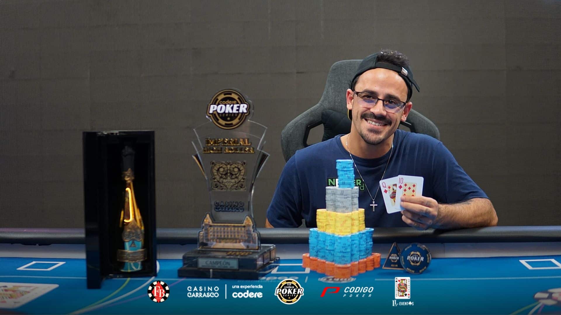Iago Savino se consagra campeón del High Roller Imperial, llevándose un premio de USD $200,000.