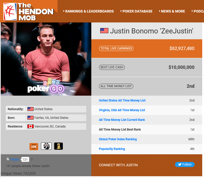 Duelo de Titanes en la Mesa Final del GGMillion$ en GGPoker: Michael Addamo domina la Mesa Final