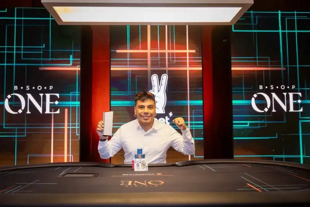 Sebastián Fonseca conquista el evento 15K del BSOP One
