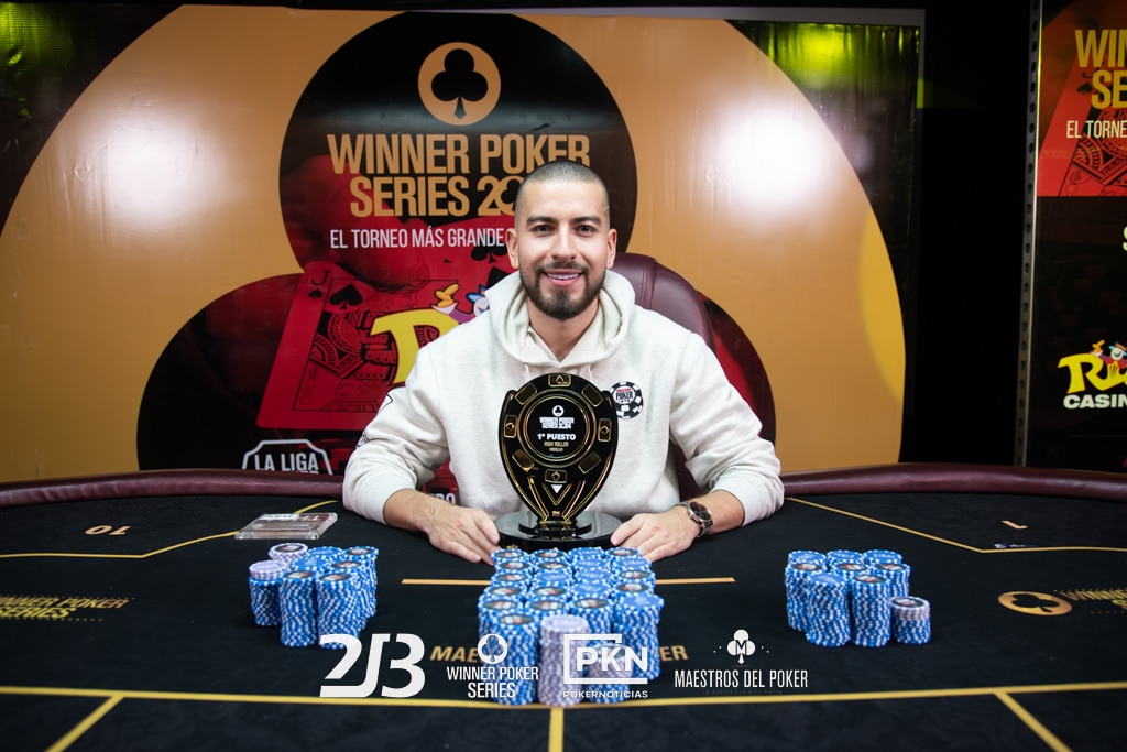 Montes se llevó la mejor parte del millonario botín en el High Roller de las WPS Medellín