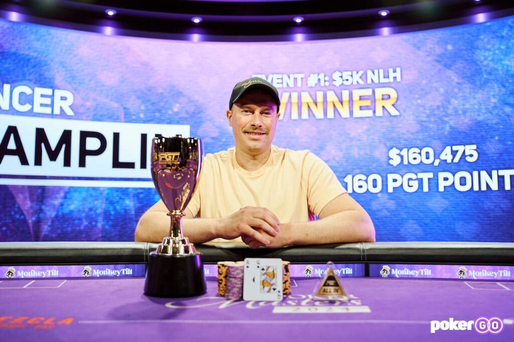 Spencer Champlin y Jeremy Becker son los dos primeros campeones de la Poker Masters 2024.