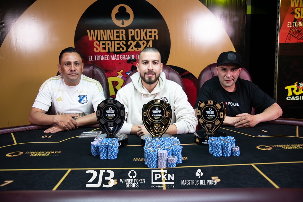 Montes se llevó la mejor parte del millonario botín en el High Roller de las WPS Medellín