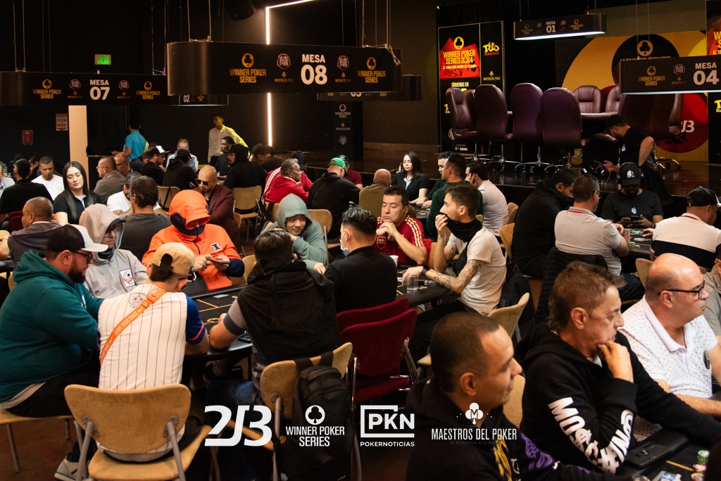 Hincapié mantuvo el dominio local entre los Maestros del Poker, con su liderato en el vuelo 1B del Open